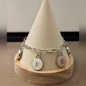 🩷 SOLD🩷 Handmade Silver Charm Bracelet